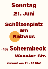 Trödeln in SCHERMBECK AM RATHAUSPLATZ