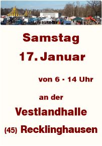 Trödeln in Recklinghausen an der Vestlandhalle seit 1987