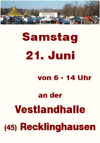 Trödeln in Herne Cranger Kirmesplatz